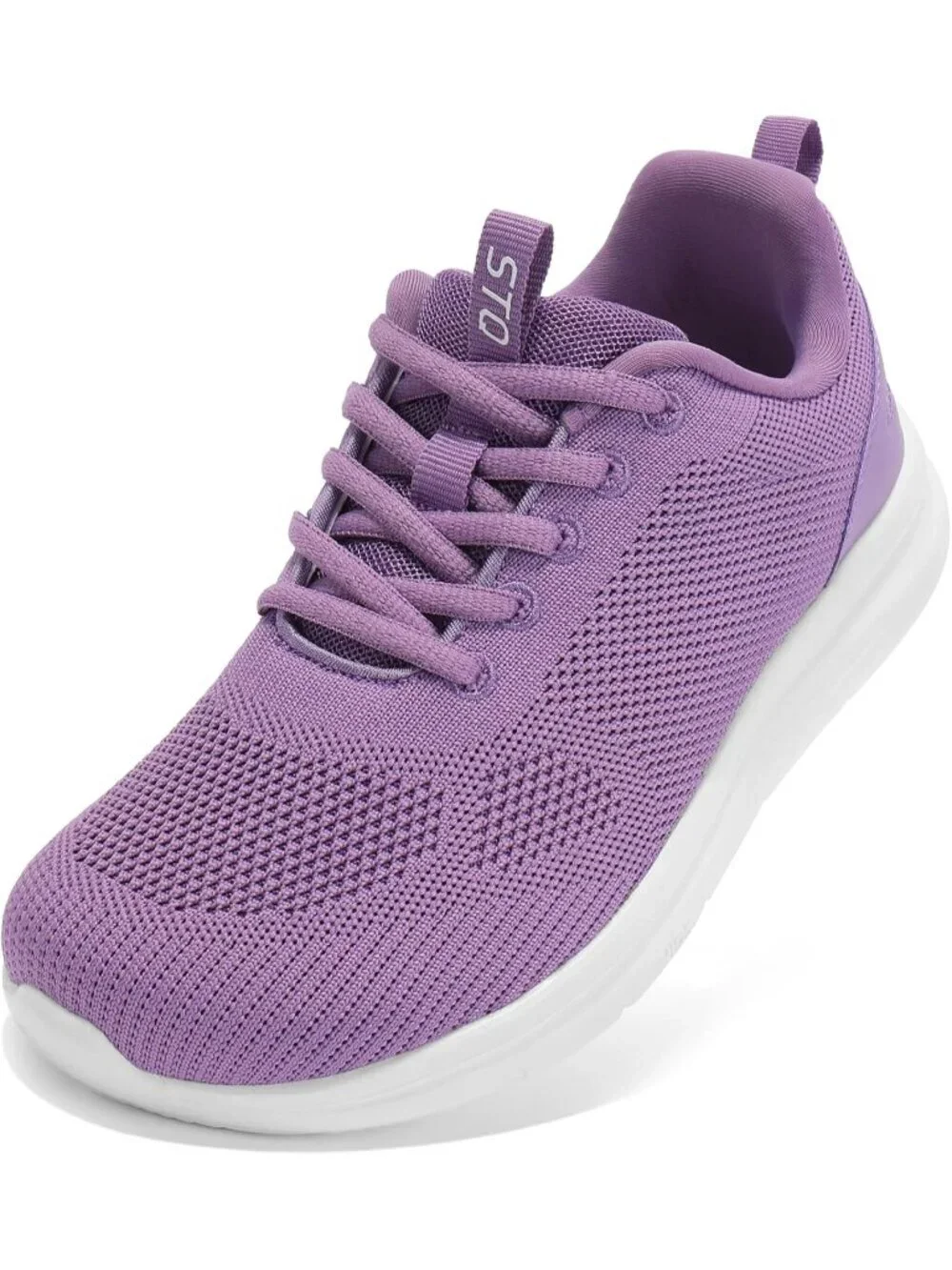 Women's Grey Purple Orthopedic Swollen Feet Diabetic Tennis Running Sneakers
